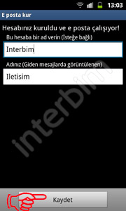 Daha sonra Gelen Posta Sunucusu bölümünün altında bulunan Sunucu Adı, Kullanıcı Adı, Parola bilgilerini giriyoruz. Burada dikkat edilmesi gereken Sunucu Adı kısmını mail.sizindomainadresiniz.com şeklinde doldurmanızdır.