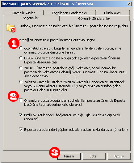 Açılan pencerede  Gerçekleştirilecek  eylemi seçin: kısmının altında bulunan Dosyaya Ver seçeneğini seçip İleri düğmesine tıklıyoruz.