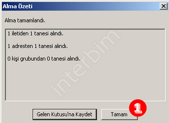 Açılan pencerede  Gerçekleştirilecek  eylemi seçin: kısmının altında bulunan Dosyaya Ver seçeneğini seçip İleri düğmesine tıklıyoruz